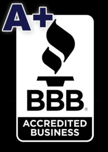 Diligent Roofing is rated A+ with the BBB