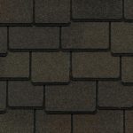 GAF's Woodland Woodberry Brown shingle swatch