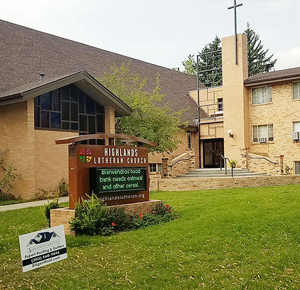 Diligent Roofing is the contractor of choice for Church roofing in Eastern Colorado Diligent Roofing Colorado Diligent Roofing is the contractor of choice for Highlands Church roofing in Eastern Colorado