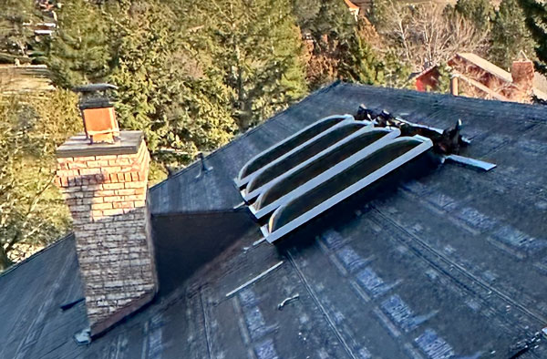 Skylight Installation S Diligent Roofing Colorado Skylight preparation and flashing before installing new skylights after the roof in completed