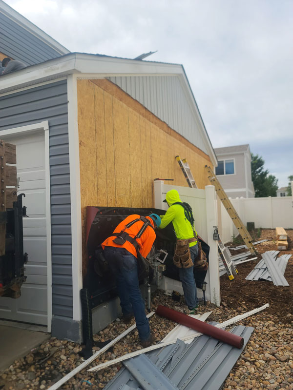 Diligent replaces your storm damaged siding in Denver and surrounding areas