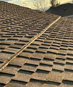 3-layer-shingles-close-up-SCropped This upgraded thick shingle roof looks like beautiful cedar shake from the ground.